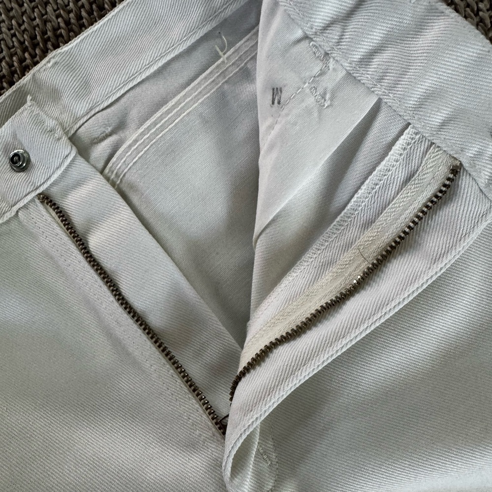 Vintage Flare White Denim Jean Size 9 - Picture 5 of 5